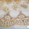 Champagne Gold Venetian Lace