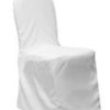 White Drop On Chair Cover