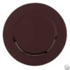Brown Acrylic Charger Plate